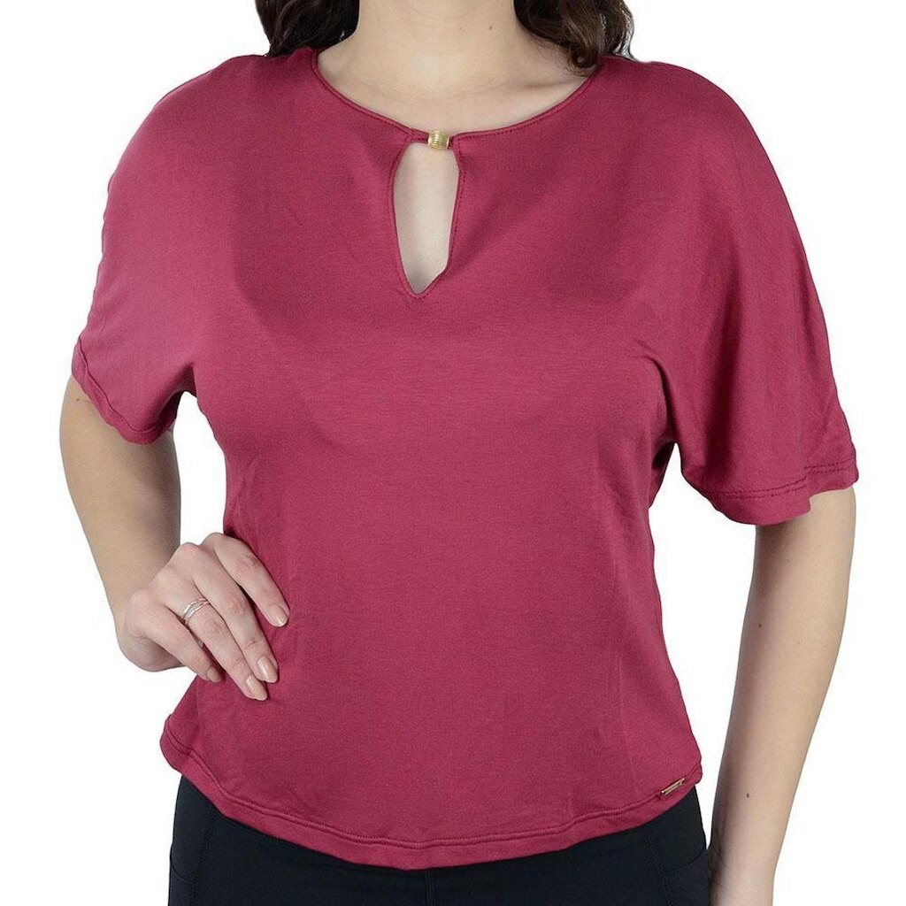 Blusa Feminina Olho Fatal MC Bordo - 602584