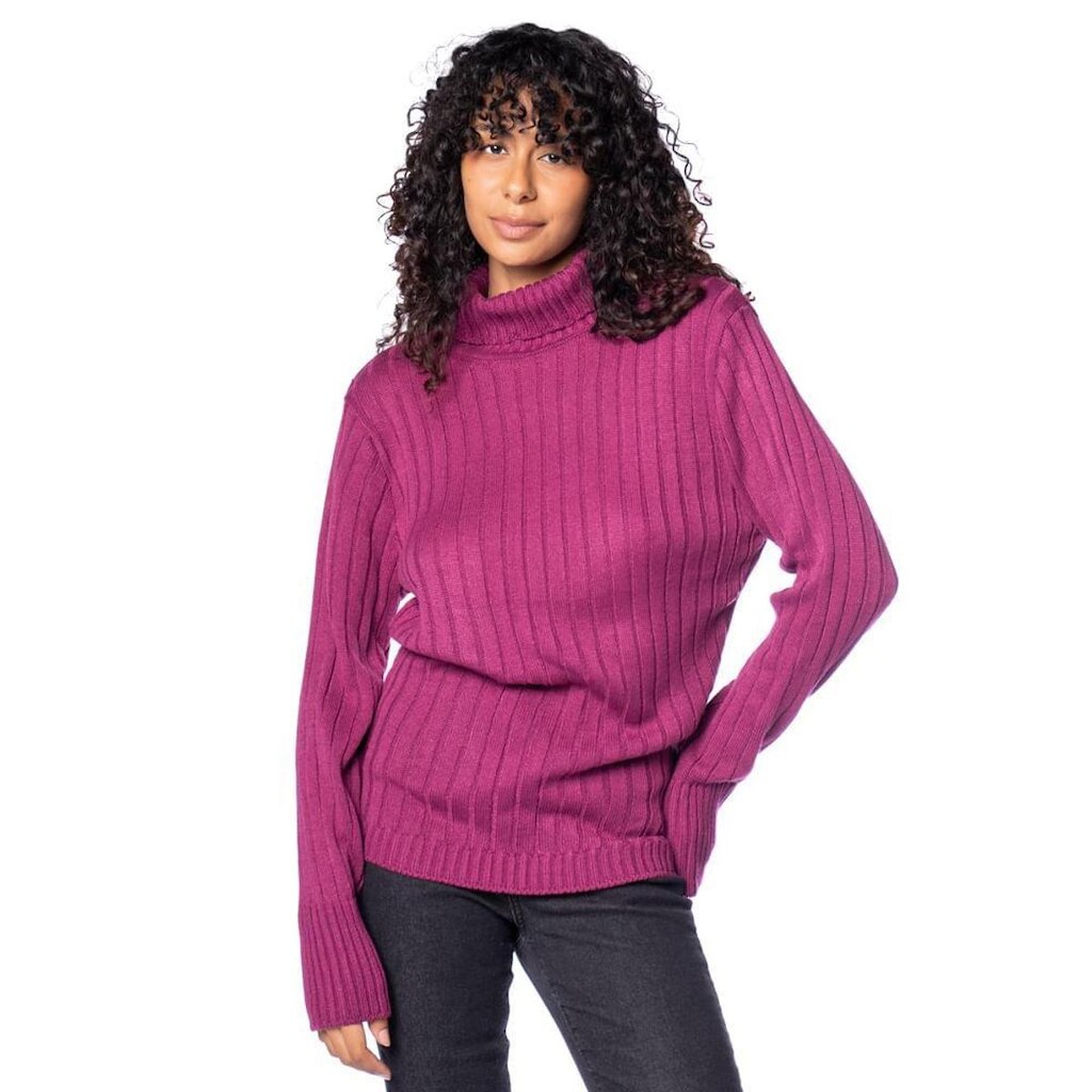 Blusa Feminina Oliveira Malhas Gola Alta Preto
