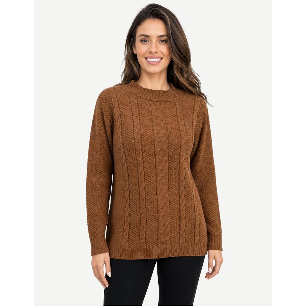 Blusa Feminina Tricot Trançado em Listras