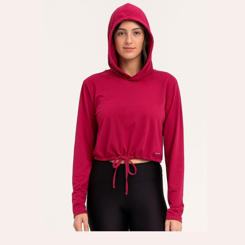 Blusa Feminina UV 50+ com Capuz Proteção Solar