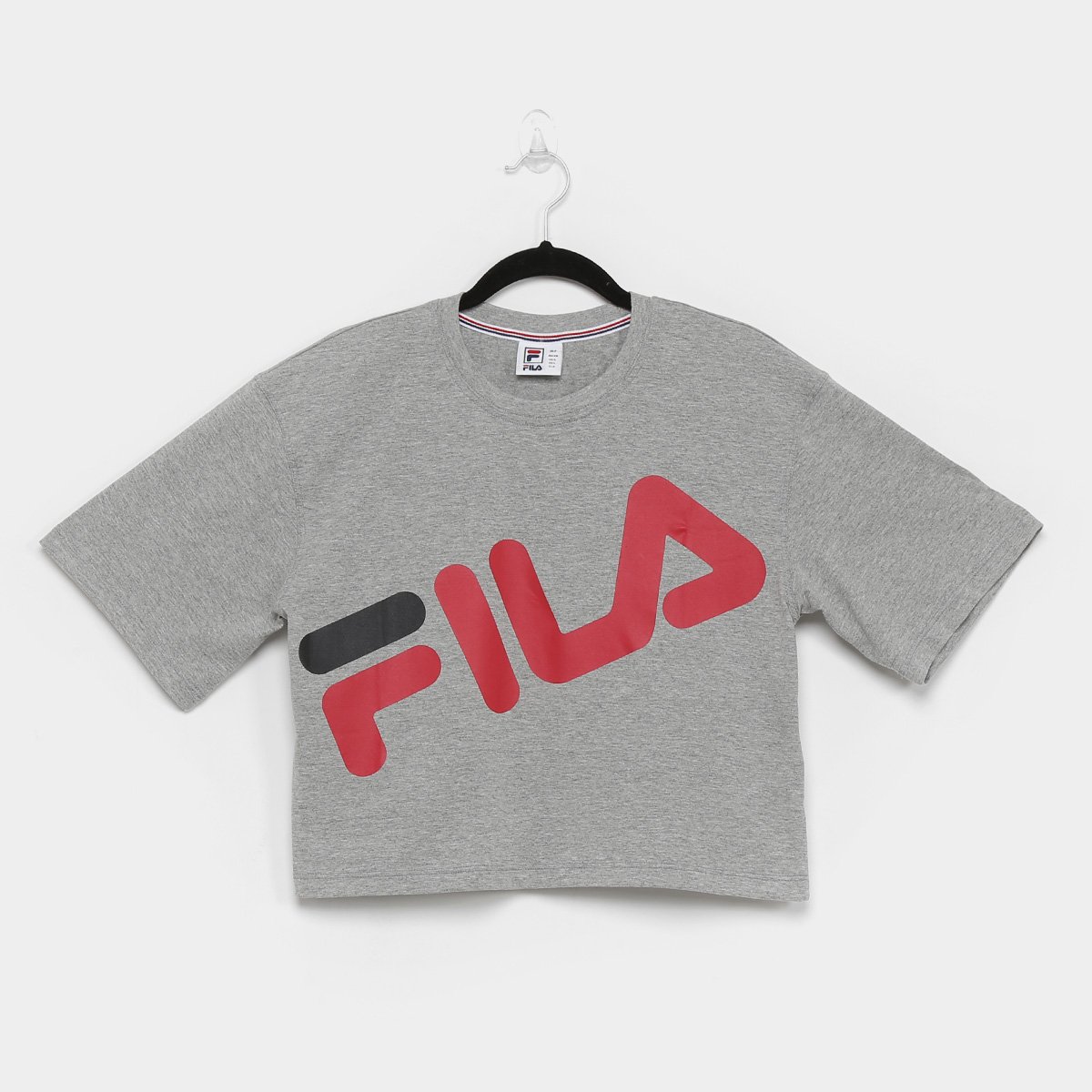 Blusa Fila Cropped Letter Big Feminina - Mescla é ruim? Blusa Fila Cropped Letter Big Feminina - Mescla é boa?