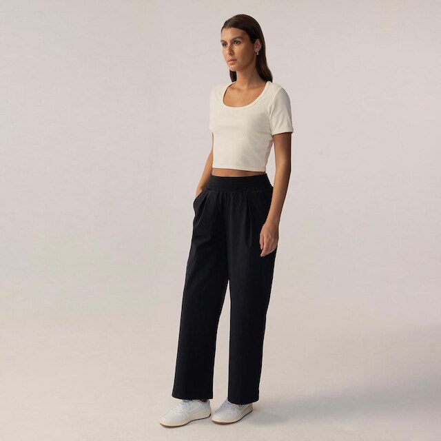 Blusa Fila Cropped Rib Feminina
