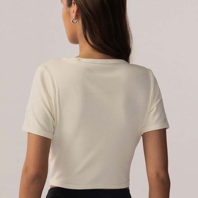Blusa Fila Cropped Rib Feminina