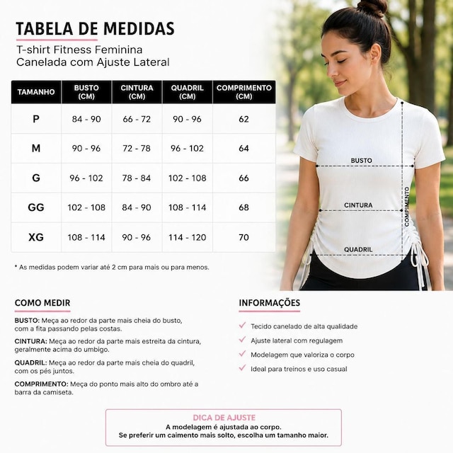 Blusa Fitness Feminina Manga Curta Com Franzido Lateral Academia Yoga