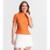 Blusa Gola Alta Em Ribana Canelada Lurex Rovitex Laranja - Laranja