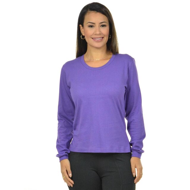 Blusa gola redonda manga longa fenomenal Verde militar G