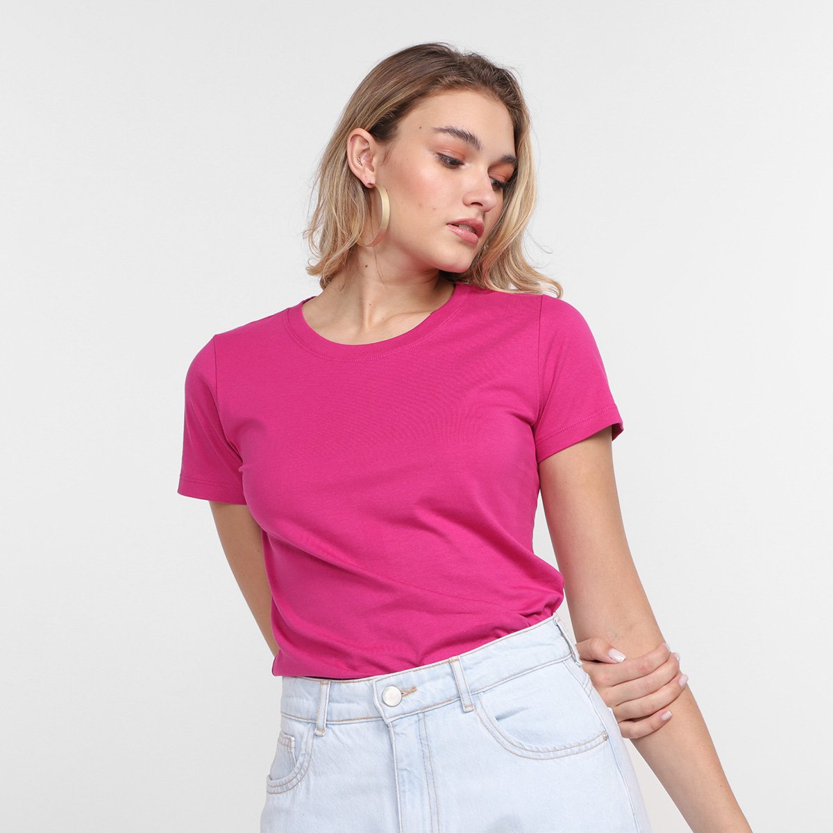 Blusa Hering Básica Feminina - Rosa é ruim? Blusa Hering Básica Feminina - Rosa é boa?