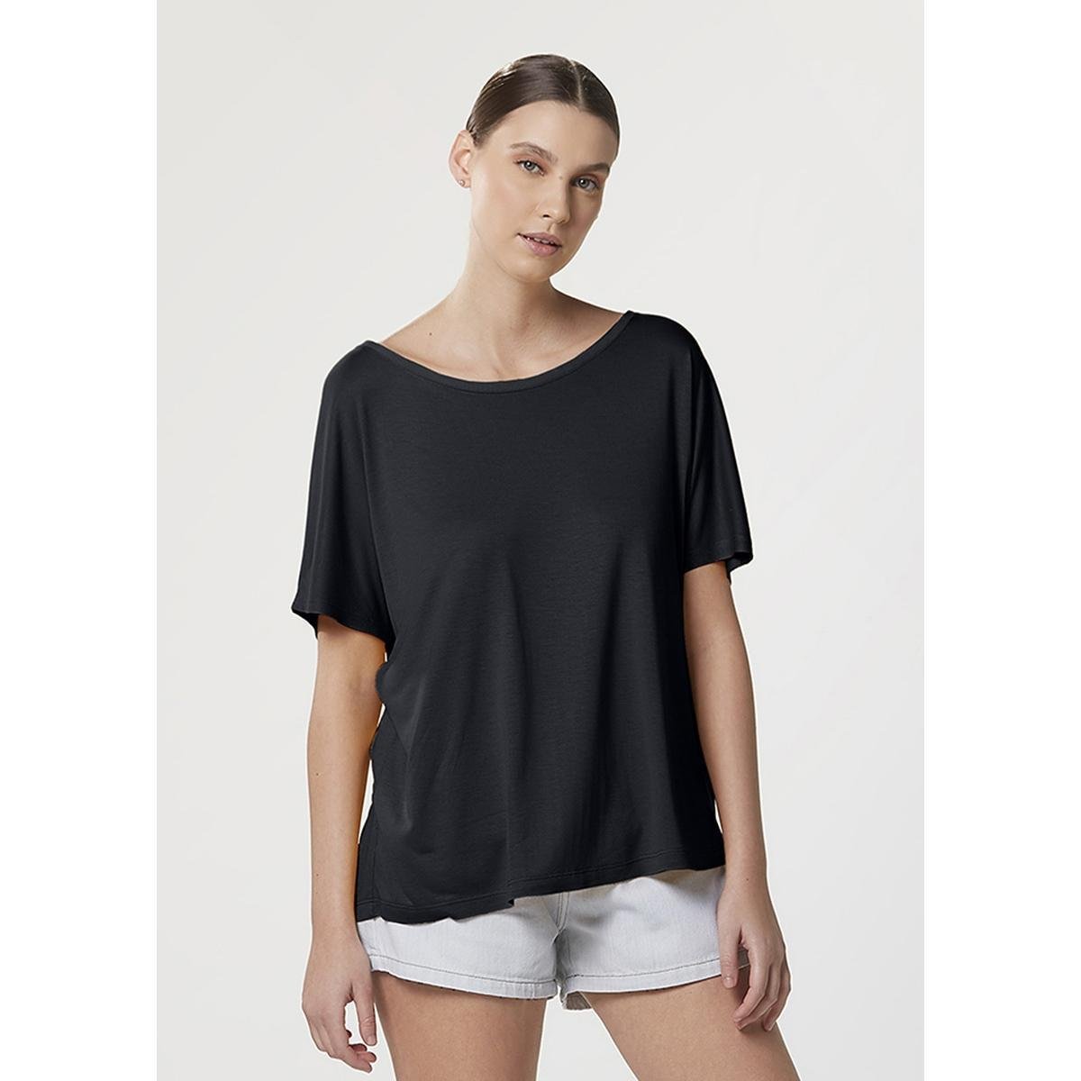 Blusa Hering Básica Manga Curta Feminina Menor preço em Blusa Hering Básica Manga Curta Feminina