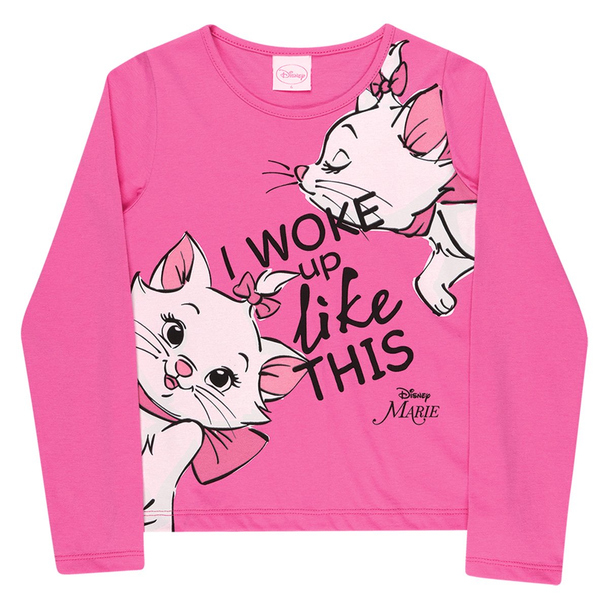 Blusa Infantil Disney By Kamylus Marie Manga Longa Feminina - Pink Menor preço em Blusa Infantil Disney By Kamylus Marie Manga Longa Feminina - Pink