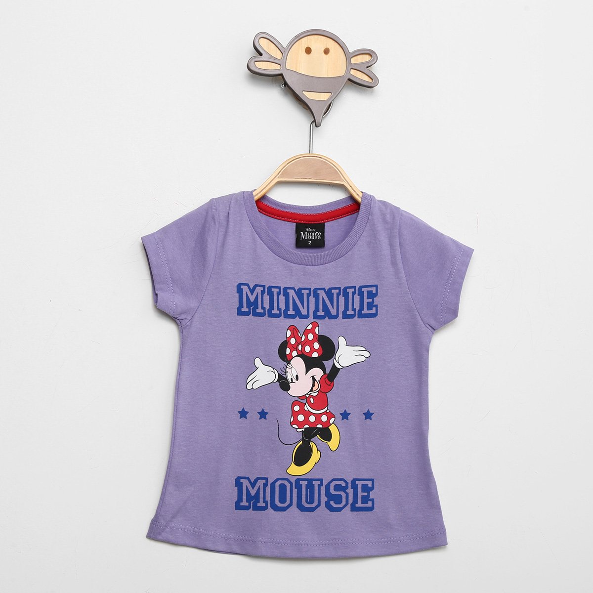 Blusa Infantil Disney Minnie Feminina - Lilás Menor preço em Blusa Infantil Disney Minnie Feminina - Lilás