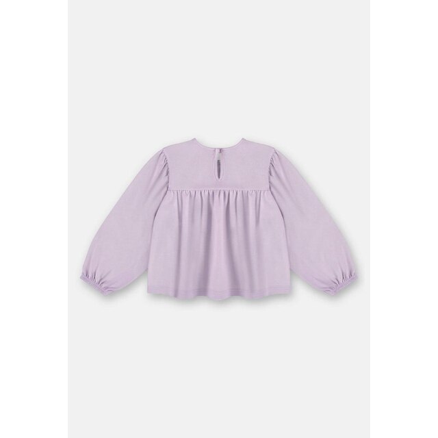 Blusa Infantil Feminina em Meia Malha com Franzido Up Baby