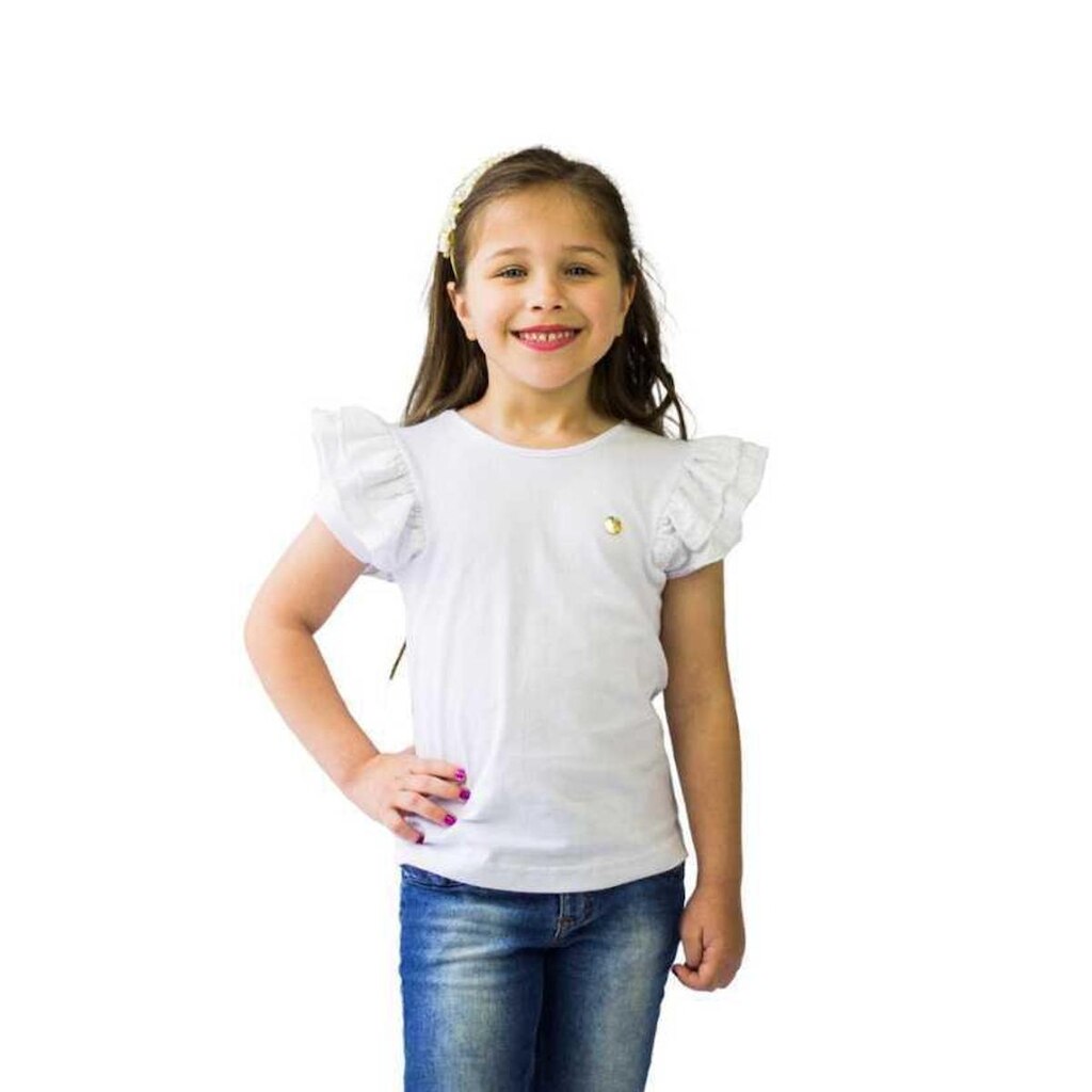 BLUSA INFANTIL FEMININA JUVENIL MENINA 1 ANO A 16 ANOS VERAO