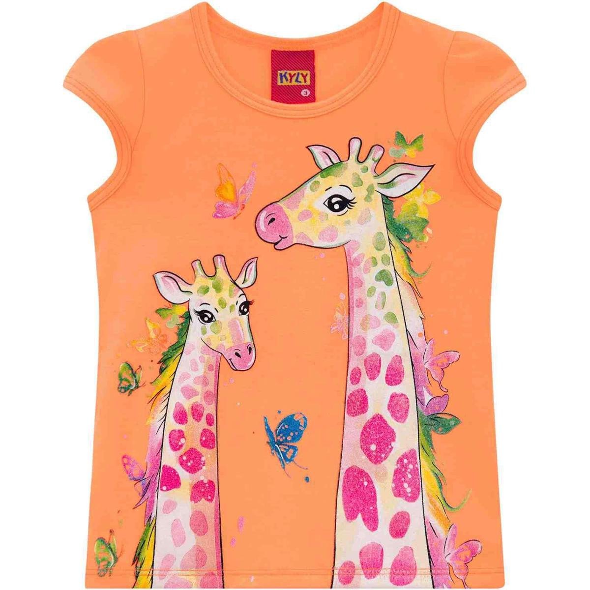 Blusa Infantil Feminina Kyly Meia Malha 111471.40064.1 Kyly - Laranja Menor preço em Blusa Infantil Feminina Kyly Meia Malha 111471.40064.1 Kyly - Laranja