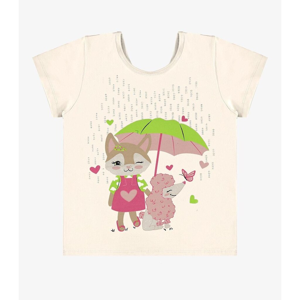 Blusa Infantil Feminina Rovi Kids Bege