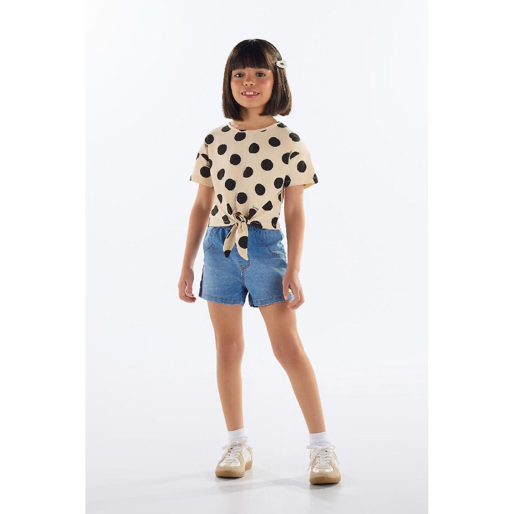 Blusa Infantil Feminino em Cotton Quimby
