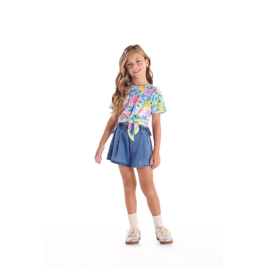 Blusa Infantil Feminino em Cotton Quimby