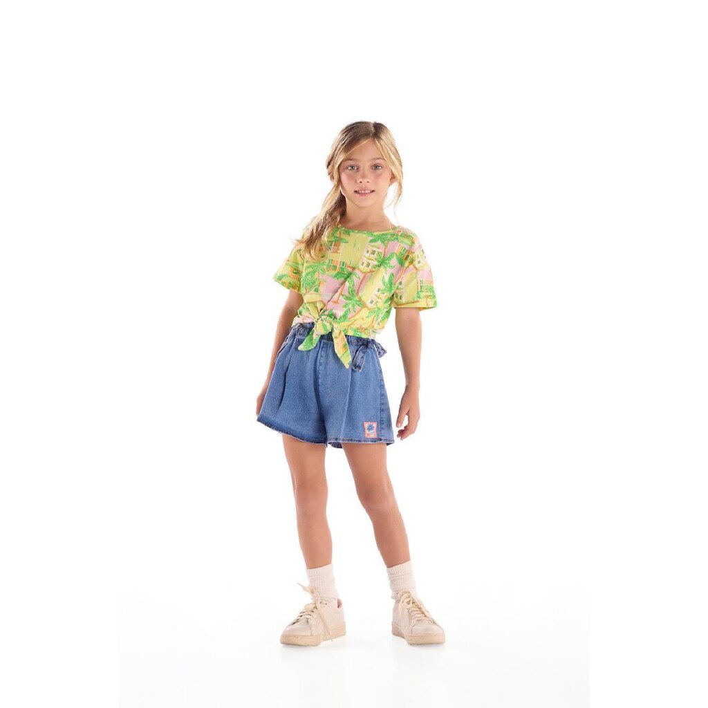 Blusa Infantil Feminino em Cotton Quimby