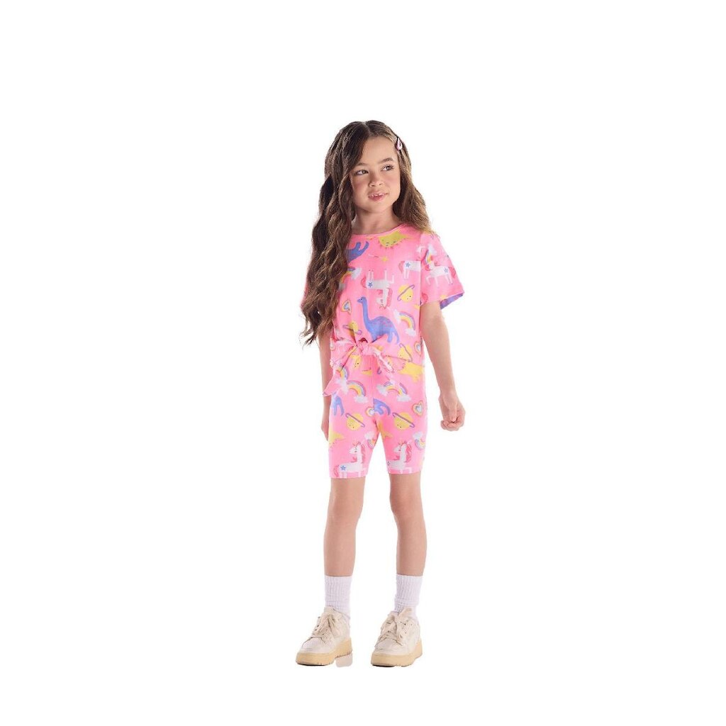 Blusa Infantil Feminino em Cotton Quimby