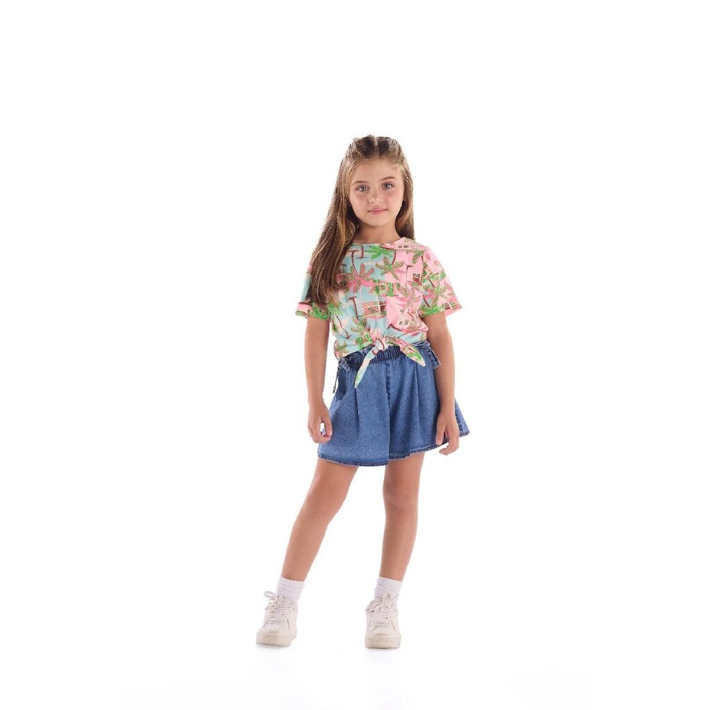 Blusa Infantil Feminino em Cotton Quimby