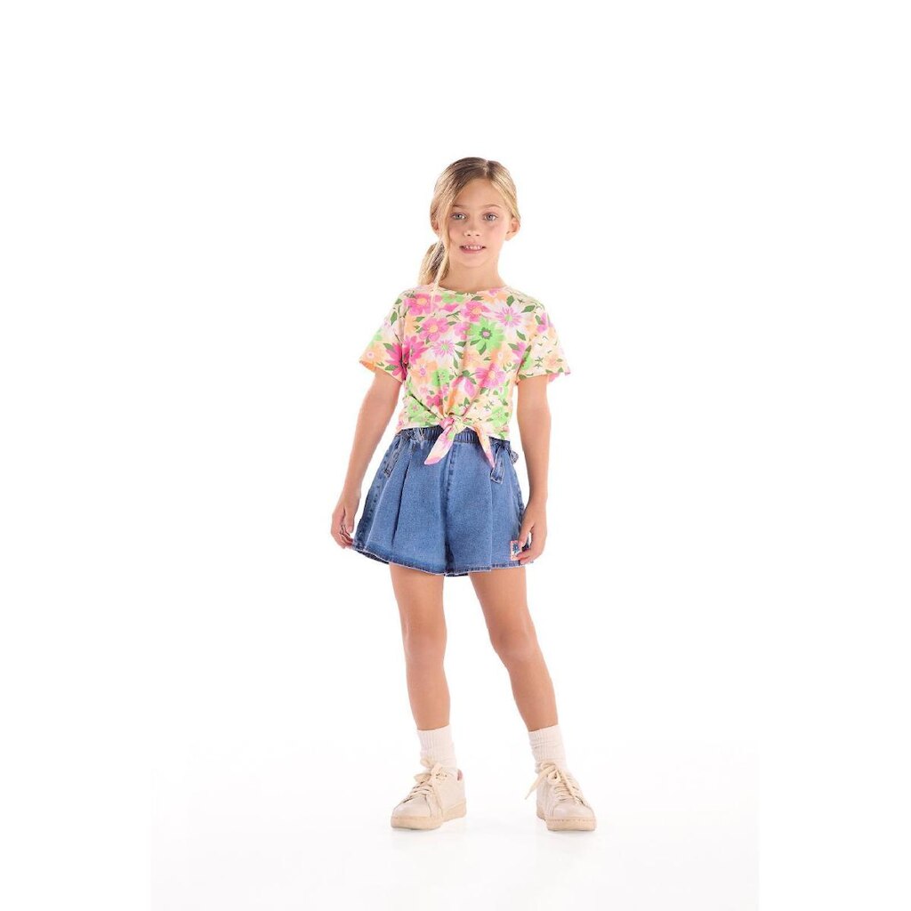 Blusa Infantil Feminino em Cotton Quimby
