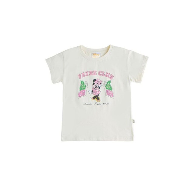 Blusa Infantil Jardim Minnie Mouse Fayre Club Manga Curta