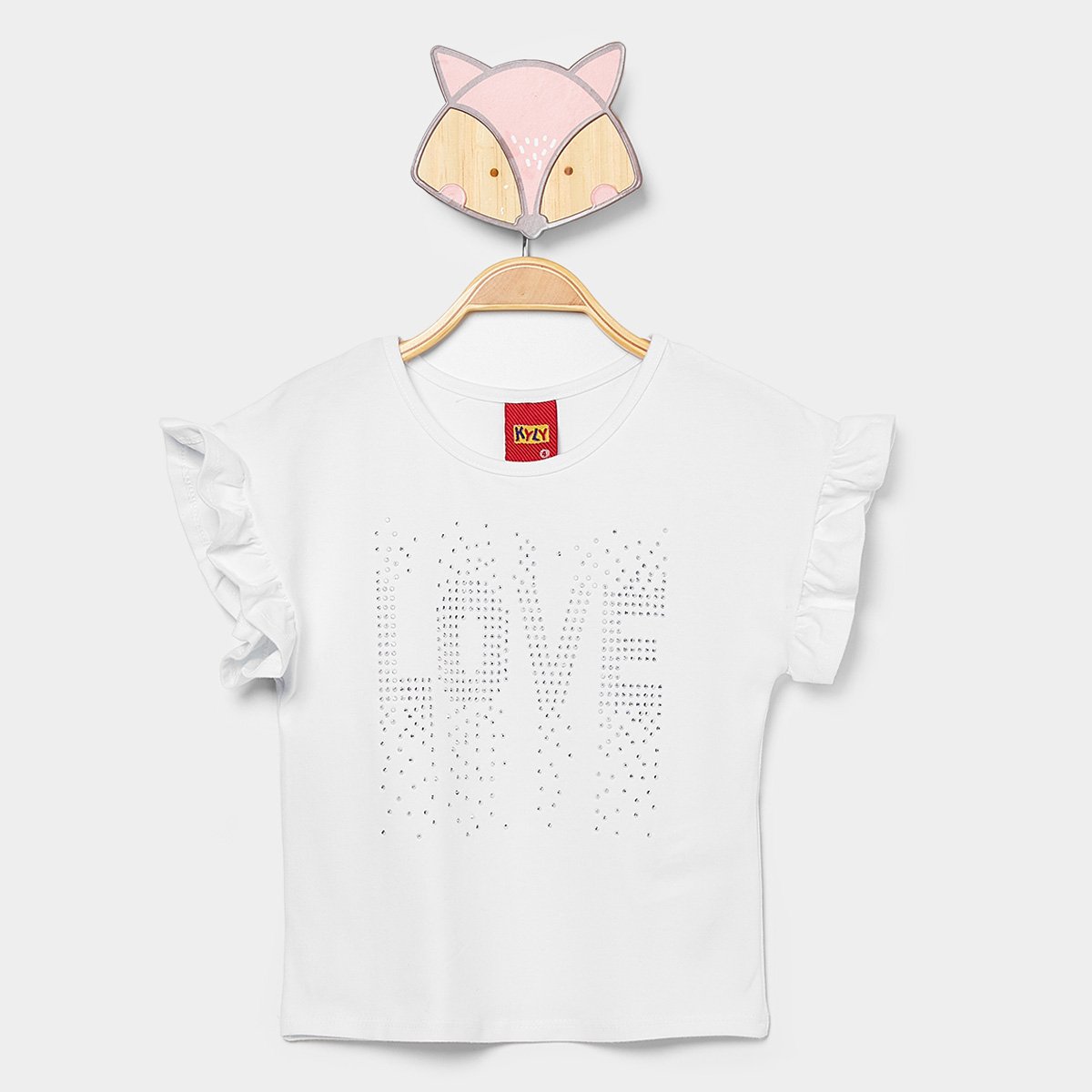 Blusa Infantil Kyly Love Menina Menor preço em Blusa Infantil Kyly Love Menina