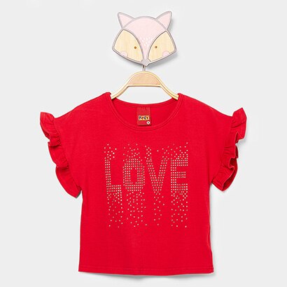 Blusa Infantil Kyly Love Menina - Feminino