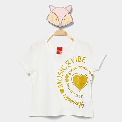 Blusa Infantil Kyly Music Menina - Feminino
