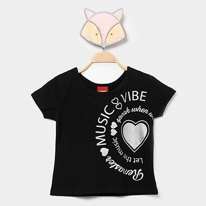 Blusa Infantil Kyly Music Menina - Feminino