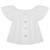 Blusa Infantil Look Jeans Tricoline Branca - BRANCO - 01 - Branco