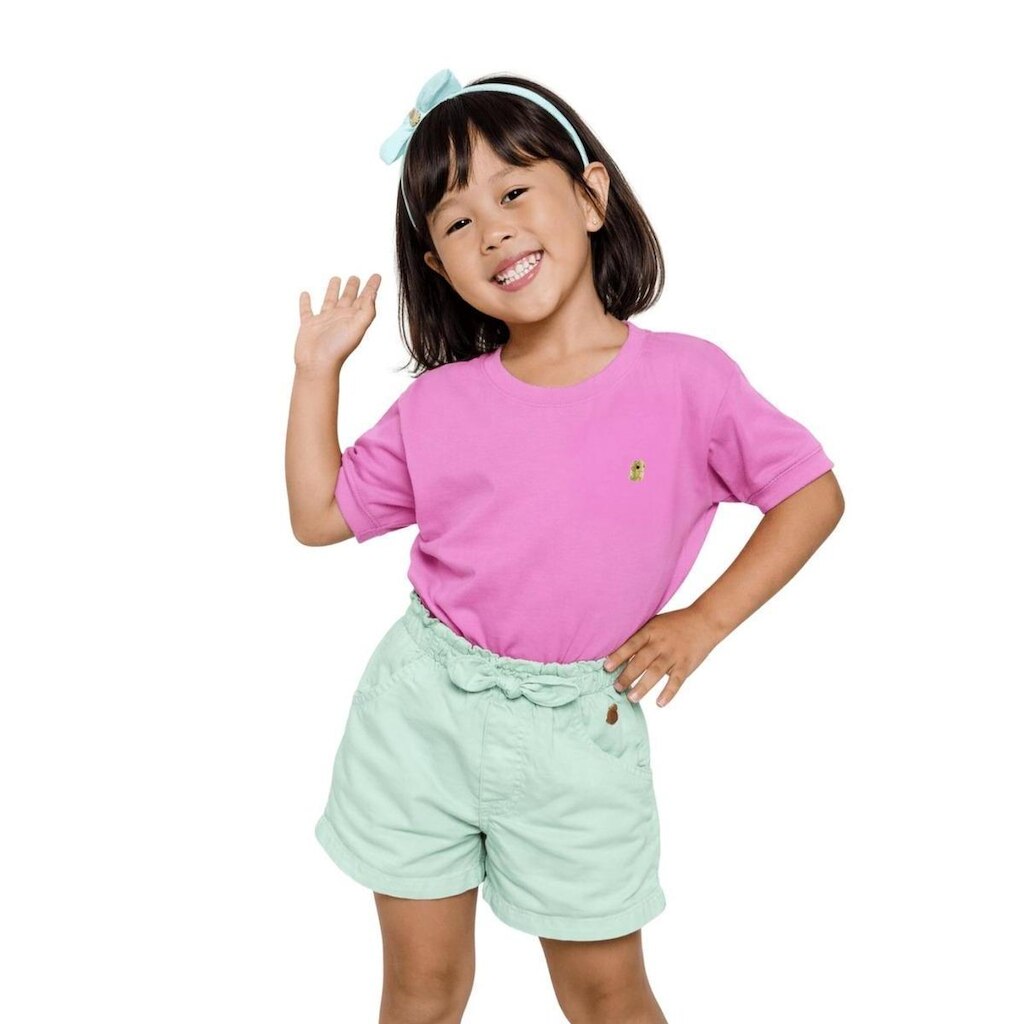 Blusa Infantil Menina Básico Alphabeto