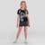 Blusa Infantil Menina Brilhante Do Stitch Brandili - Preto