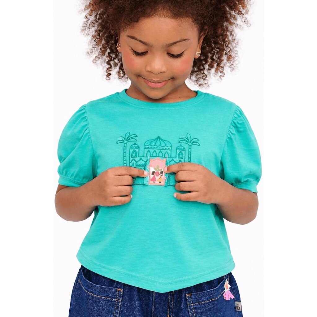 Blusa Infantil Menina Castelo das Índias Alphabeto