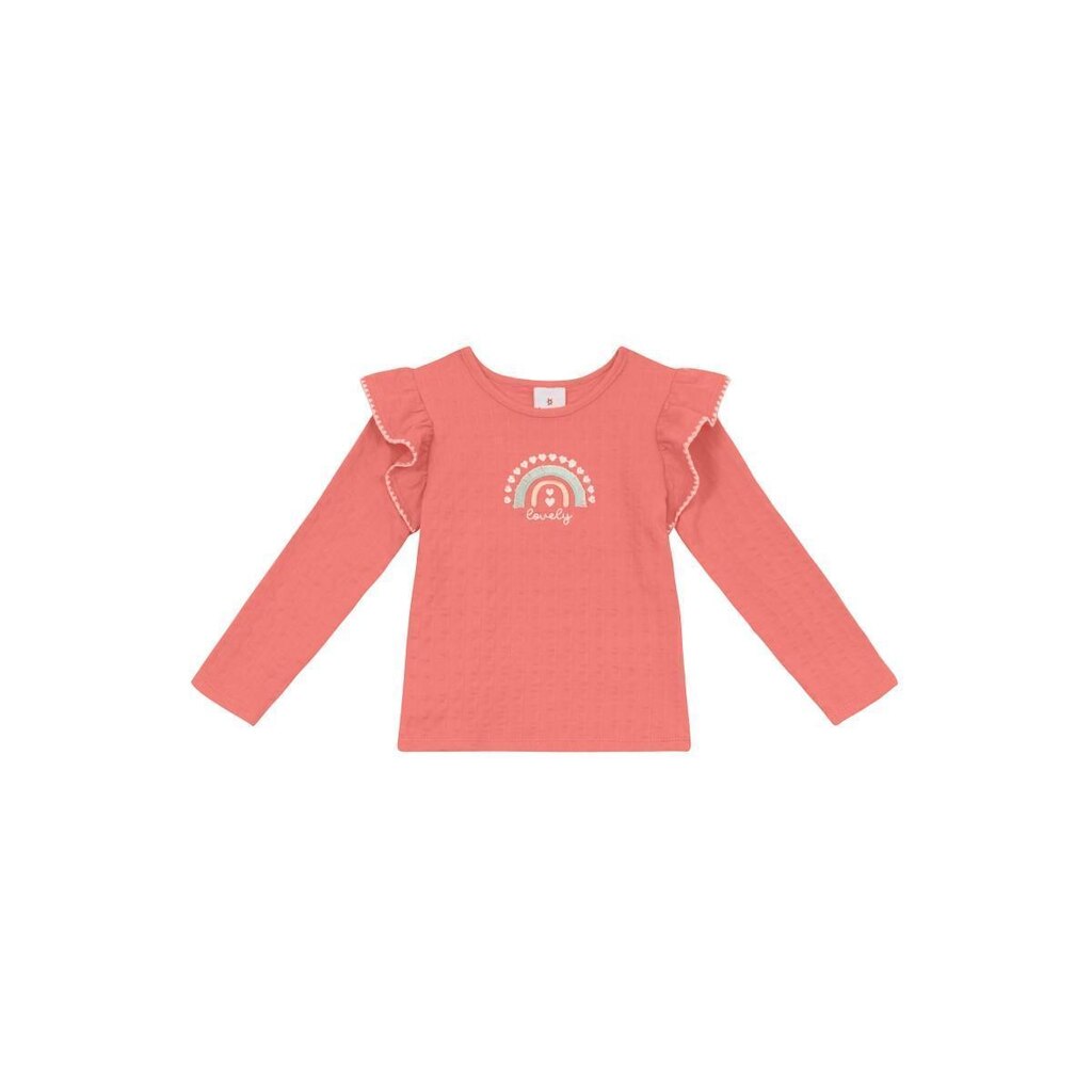 Blusa infantil menina de arco-íris Brandili