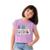 Blusa Infantil Menina Disney Toy Story Alphabeto - Lilás