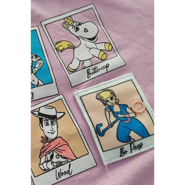 Blusa Infantil Menina Disney Toy Story Alphabeto