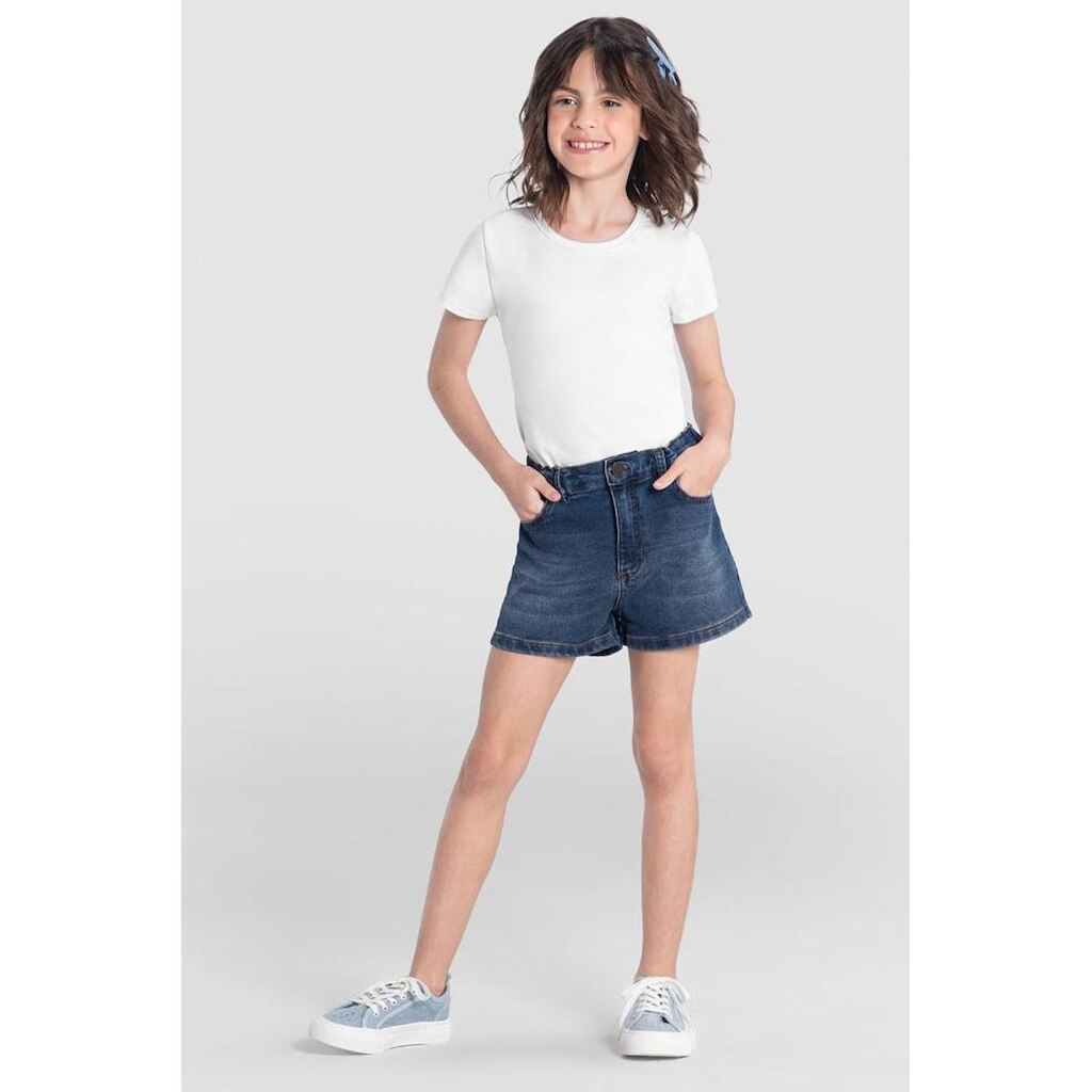 Blusa infantil menina em cotton Brandili