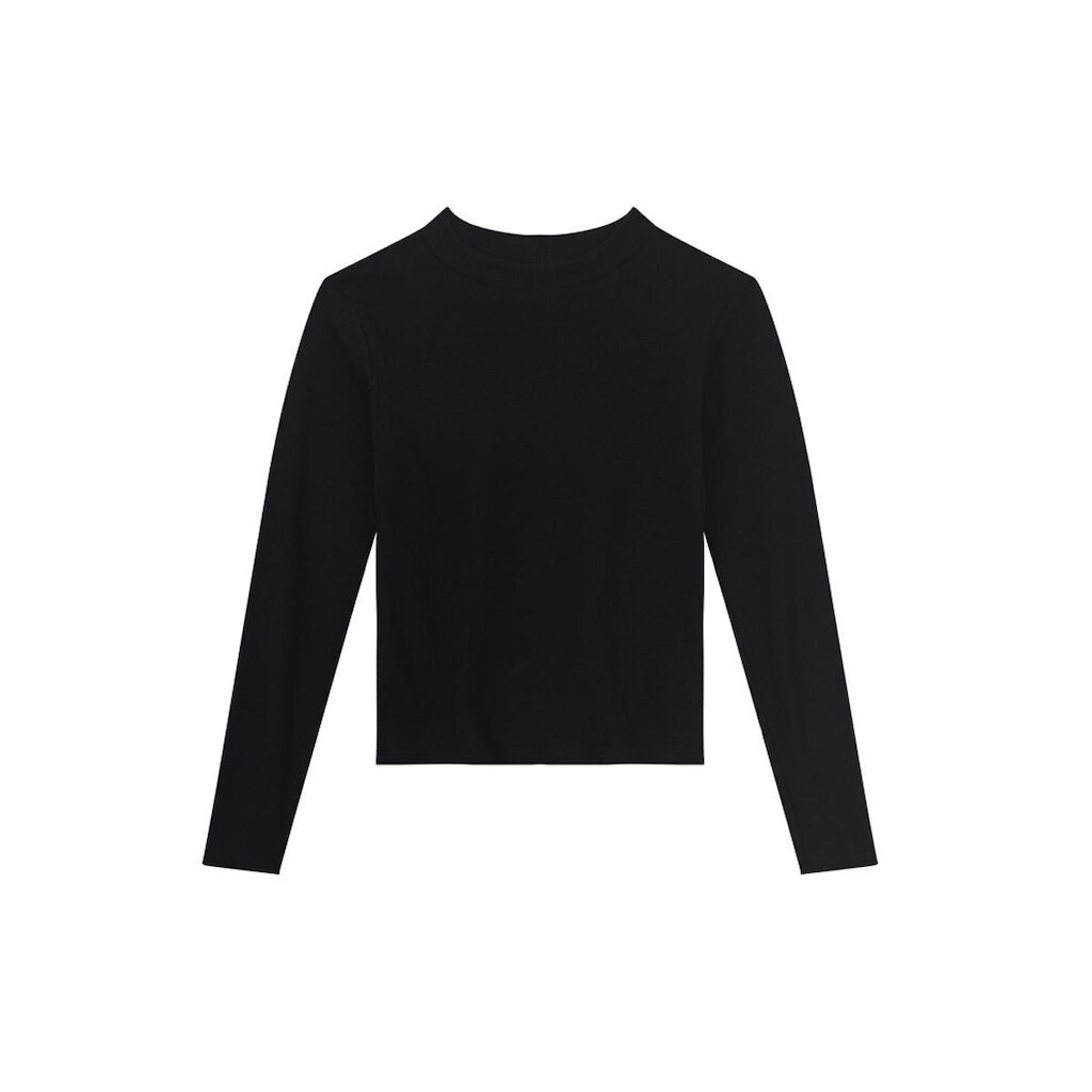 Blusa Infantil Menina em Ribana Preta Brandili