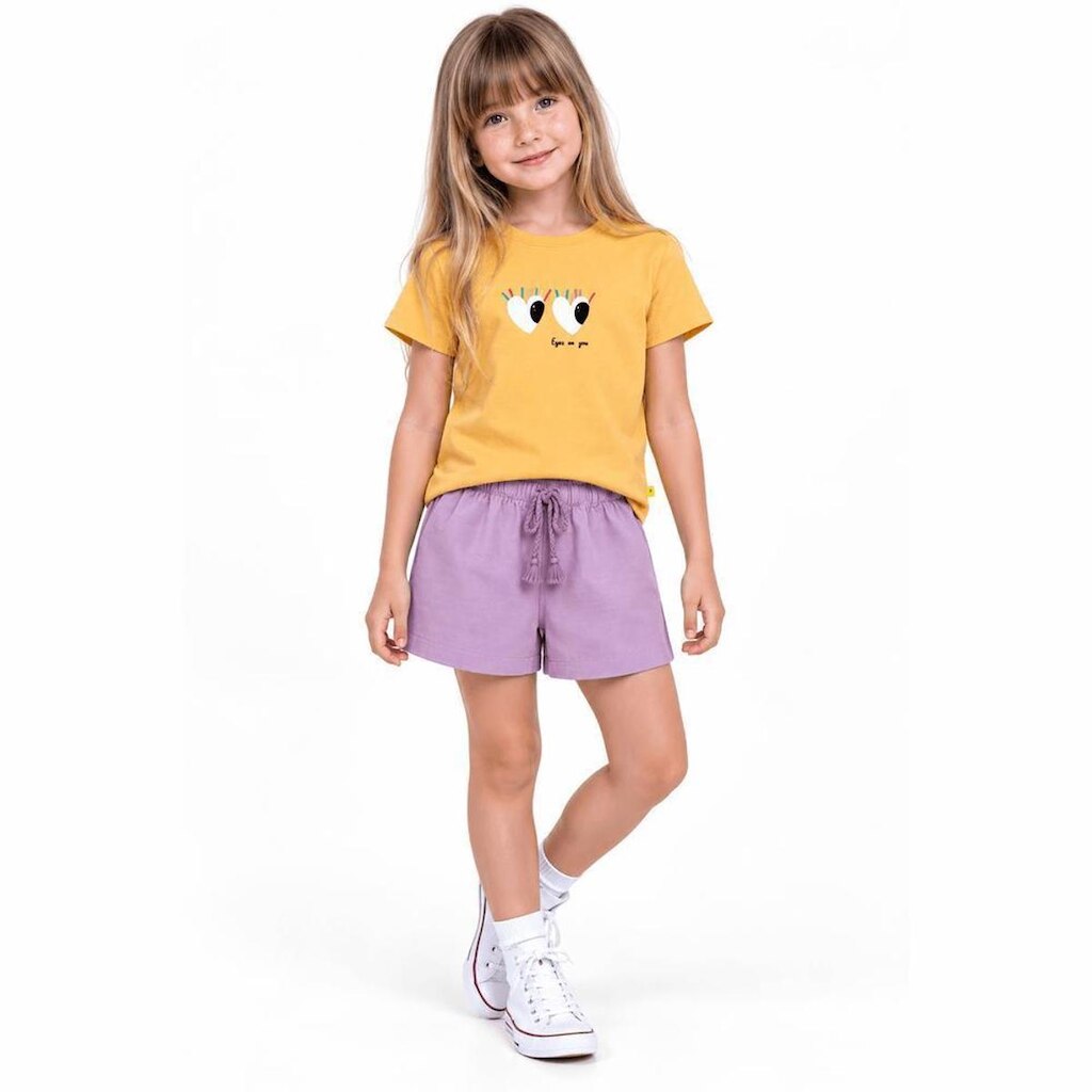 Blusa Infantil Menina Festival Eyes Alphabeto Gelatina