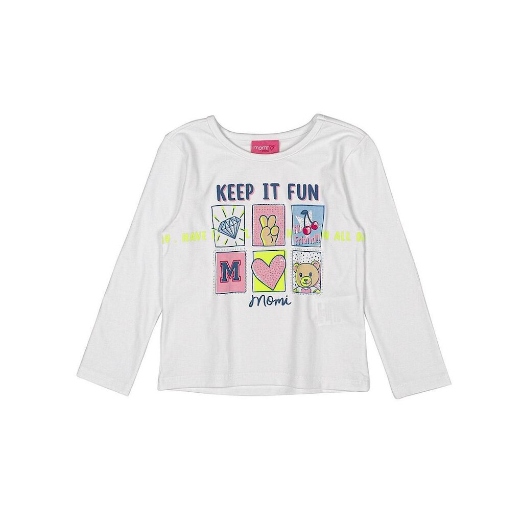 Blusa Infantil Menina Longa Fun Day Momi