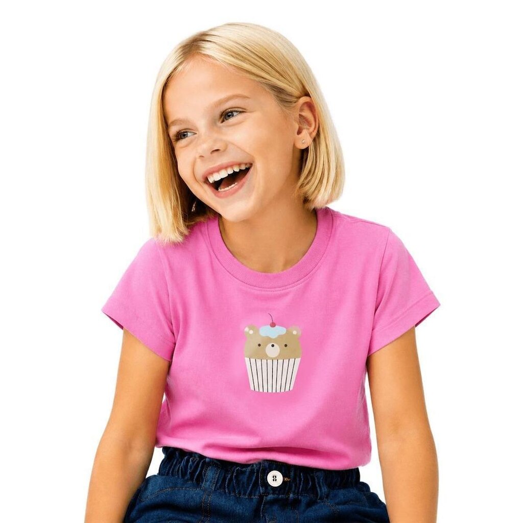 Blusa Infantil Menina Para Brincar e Rolar Amora Alphabeto