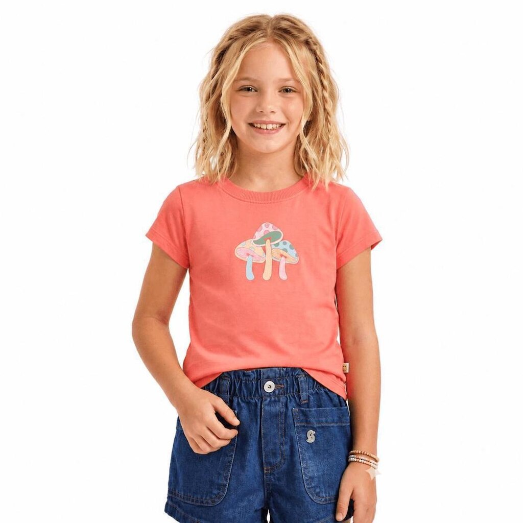 Blusa Infantil Menina Para Brincar e Rolar Mangaba Alphabeto