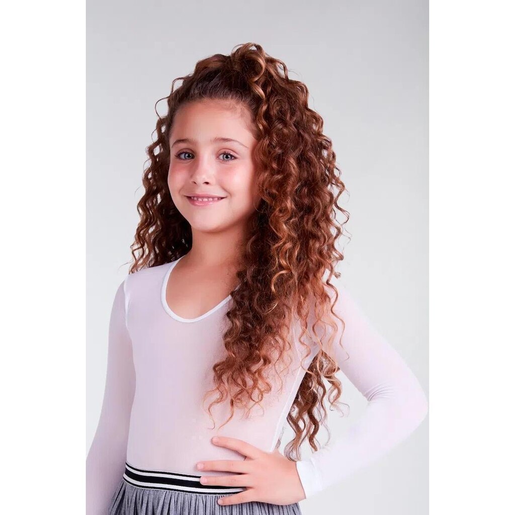 Blusa Infantil Menina Segunda Pele Manga Longa Ballet Frio