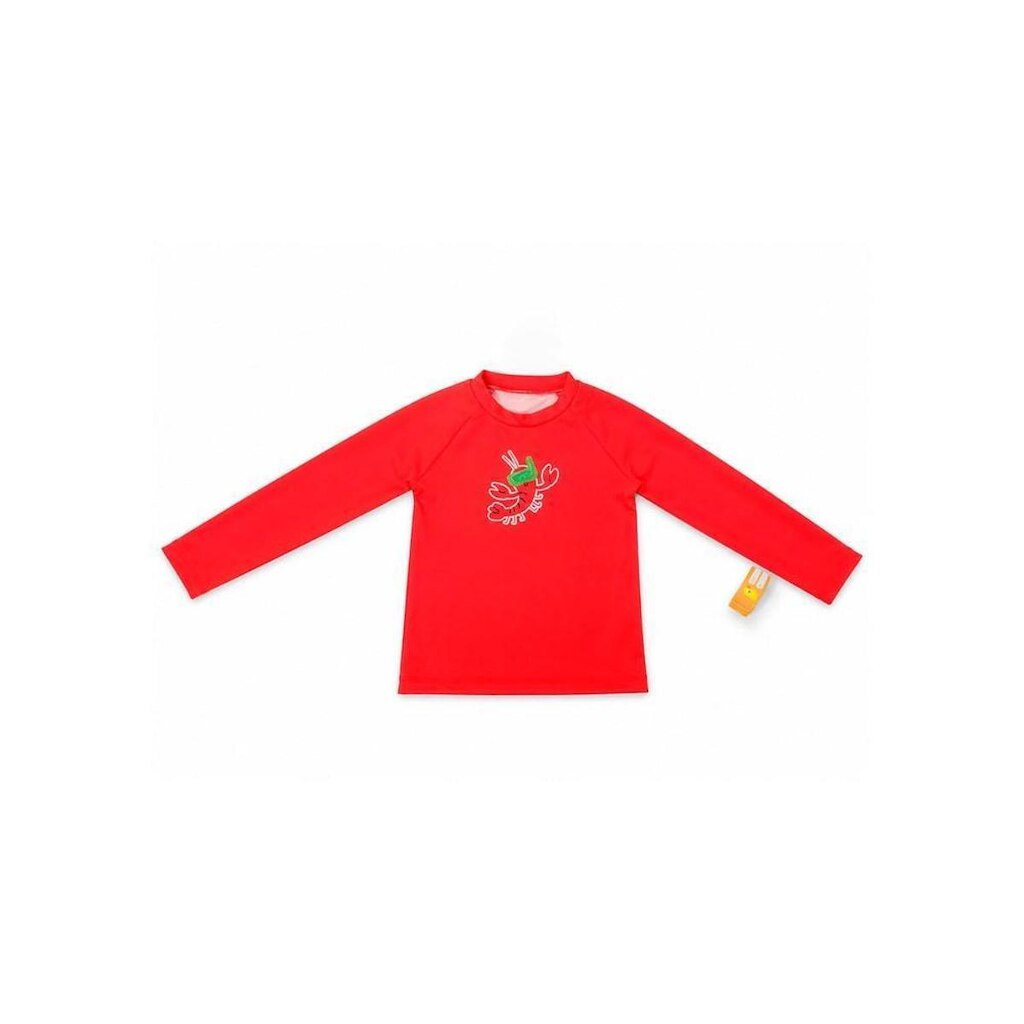 Blusa Infantil UV Menino Lagosta Alphabeto Vermelho