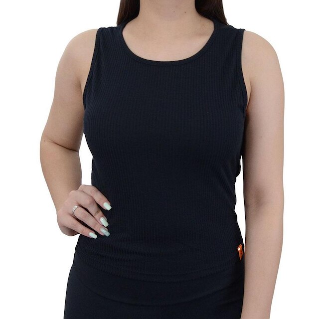 Blusa Juvenil Feminina Alakazoo Canelada Preta - 35832
