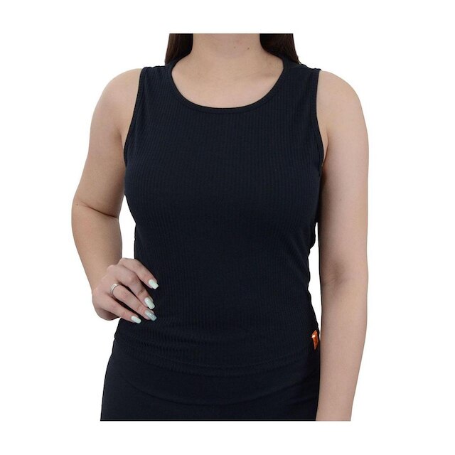 Blusa Juvenil Feminina Alakazoo Canelada Preta - 35832
