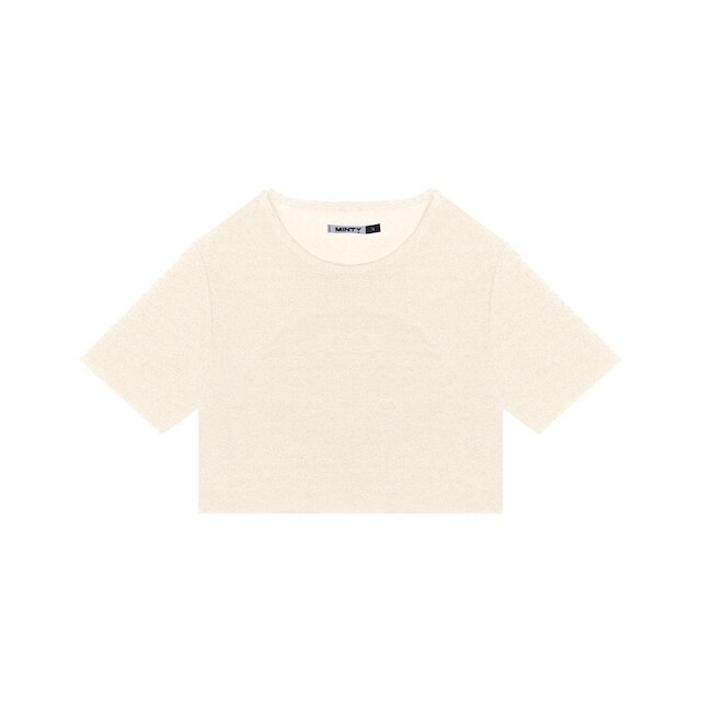 Blusa Juvenil Feminina Em Lurex Minty Bege