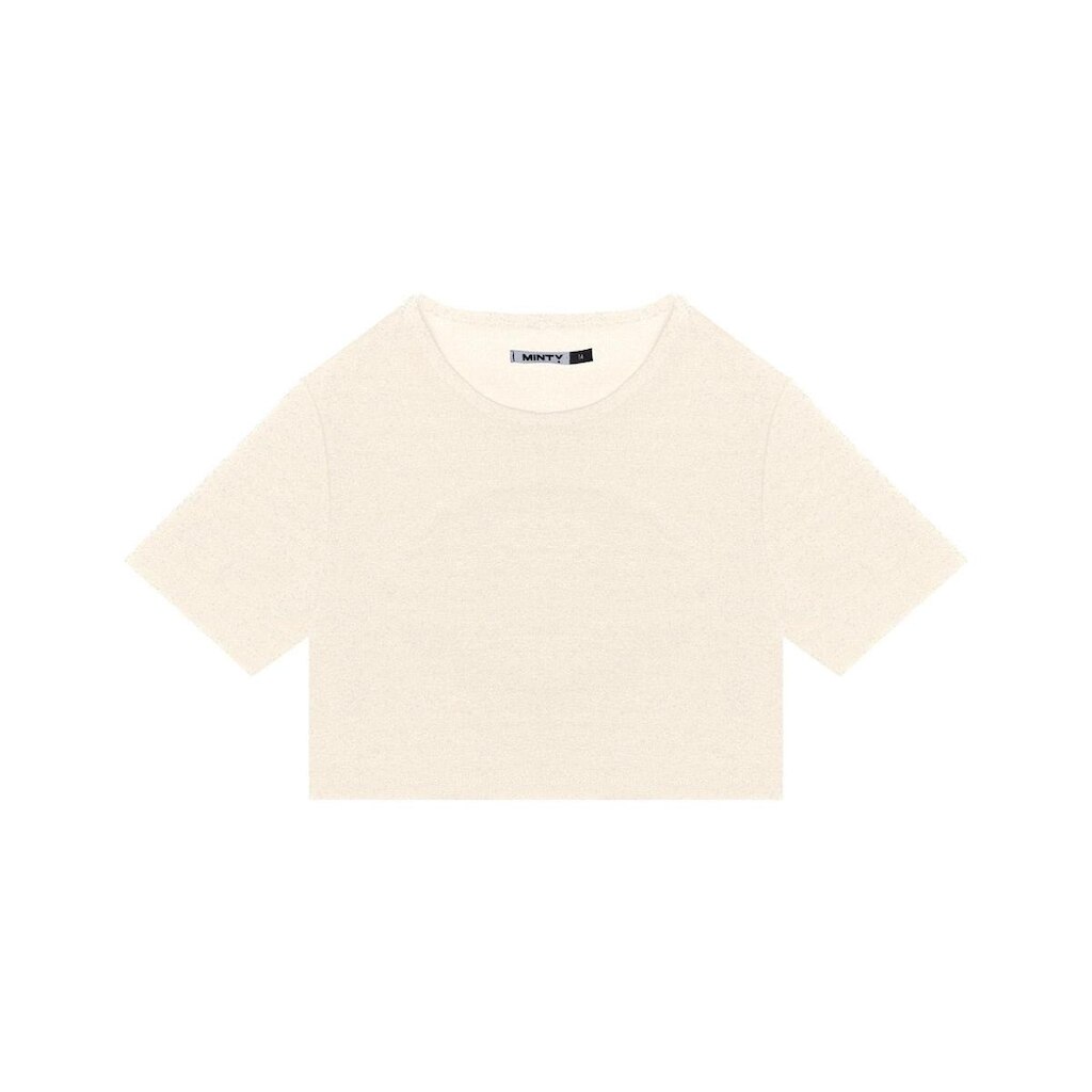 Blusa Juvenil Feminina Em Lurex Minty Bege