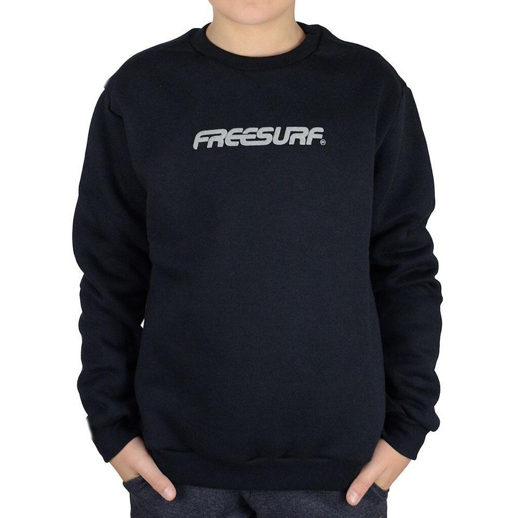 Blusa Juvenil Menino Freesurf Classic Preta - 13100
