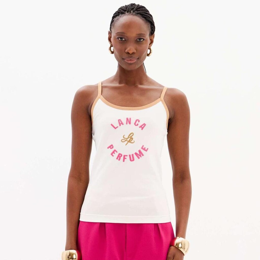 Blusa Lança Perfume Alça Name Feminino